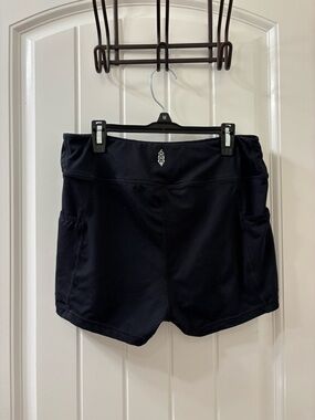 FP Movement by Free People Black Athletic Shorts with Side Pockets